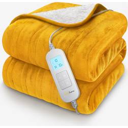 Cosi Home Fleece & Sherpa Electric Heated Throw Single