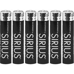 Sirius DecoPower AAAA 6-pack