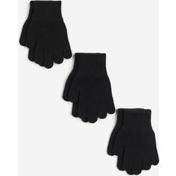 H&M Fingerhandschuhe 3er-pack - Schwarz (1171338003)