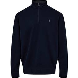 Polo Ralph Lauren Men's Luxe Jersey Half-Zip Sweater - Aviator Navy