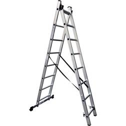 Silkeborg stigefabrik Aluminium Kombistige 3.6 Meter