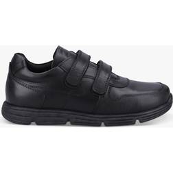 Hush Puppies Kids' Lucas Junior School Shoes, Black