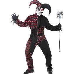 California Costumes Mens Sinister Jester Halloween Costume