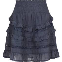 Neo Noir Donna S Voile Skirt - Dark Grey