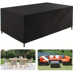 Shein 1 PCS Square Patio Cover, Waterproof Cover Dustproof, UV Protection