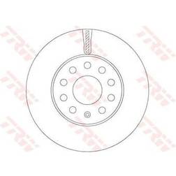 TRW Brake Disc DF6903S DF6903S