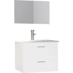 Lope Bergamo Møbelsæt 60 cm Mat Hvid