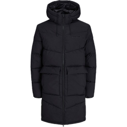 Jack & Jones Puffer Coat - Black/Black