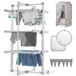 Dry:Soon 3-Tier Heated Airer and Peg Offer Bundle