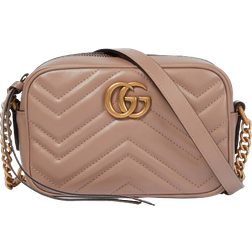 Gucci GG Marmont Mini Crossbody Bag - Beige