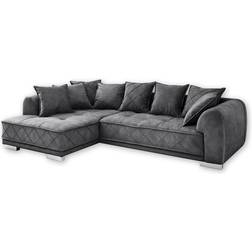 Stella Trading Sentina Anthrazit Sofa 319cm 6-Sitzer