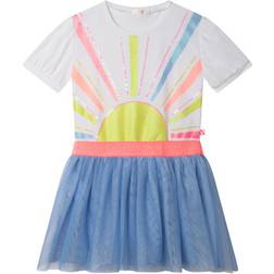 BillieBlush Dress U12800-10P - White/Blue