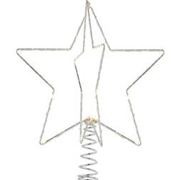 Sirius Top Star Silver Juletrepynt 25cm