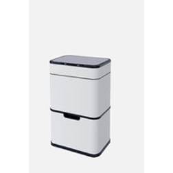 Tower 50L Ozone Recycling Sensor Bin White