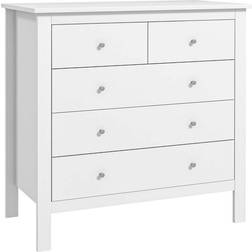 Homcom Modern White Chest of Drawer 39.5x80.5cm