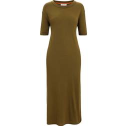 Icebreaker Women's Merino Granary Dress Algae 100% Merino Wool Algae