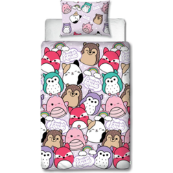 Squishmallows Bright Single Duvet Cover & Pillowcase Set 53.1x78.7"