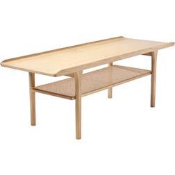 Intarsia Furniture No. 25 Hvidolieret Eg Sofabord 130cm