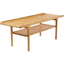 Intarsia Furniture No. 25 Naturolieret Eg Sofabord 130cm
