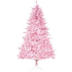 Homcom Artificial Pink Christmas Tree 150cm