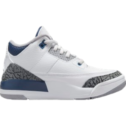 NIKE Air Jordan 3 Retro PS - White/Midnight Navy/Cement Grey/Black