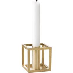 Audo Copenhagen Kubus Brass Candlestick 7cm