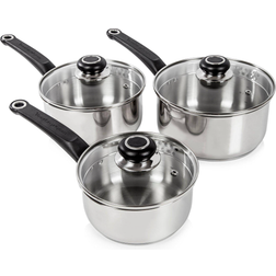 Morphy Richards Equip Batterie de cuisine avec couvercle 3 Pièces