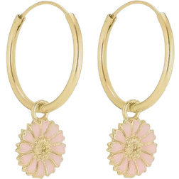 Chanti Daisy Earrings - Gold/Pink