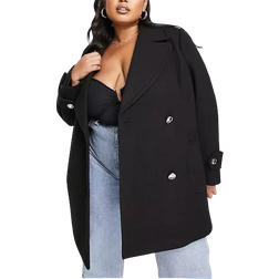 Forever Fine Crew Neck Blazer - Black