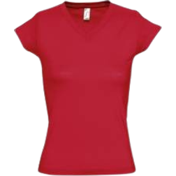 Sol's Women's Tailored V-Neck T-shirt - Classic Red