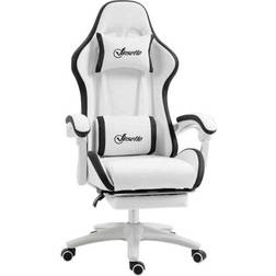 Vinsetto Racing Style Gaming Chair with Reclining Function Footrest - Black