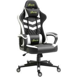 Vinsetto Racing Gaming Chair with Lumbar Support - Black