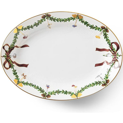 Royal Copenhagen Star Fluted Christmas Serveringsfad