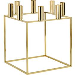 Audo Copenhagen Kubus Gold Candelabro 29cm