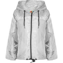 A2Z Kids Kid's Lightweight Hooded Rain Jacket - White