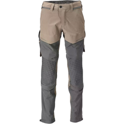 Mascot 22279-605 kneepad Pockets Trousers - Dark Sand/Stone Grey