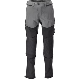 Mascot 22279-605 kneepad Pockets Trousers - Stone Grey/Black