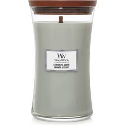 Woodwick Lavender & Cedar Bougie Parfumée 609g