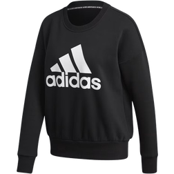 Adidas Women's Sportswear Badge of Sport Crew Sweatshirt - Black