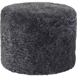 Shepherd Frida Black Graphite Pouffe 40cm