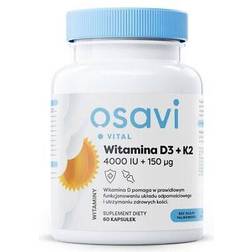 Osavi Vitamin D3 + K2, 2000 IU + 100 μg 60 st