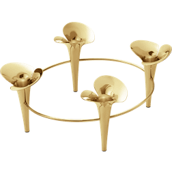 Georg Jensen Bloom Gold Lysestage 15cm