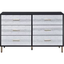 Bed Bath & Beyond Contemporary Silver Chest of Drawer 16x29"