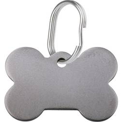 Red Dingo ID Tag Titanium Bone Small