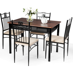 Bed Bath & Beyond Kitchen Furniture Brown Dining Set 27.5x42" 5