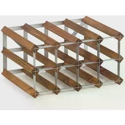 Traditional Wine Rack Add-on Dark Wood Vinreol 42x22.8cm