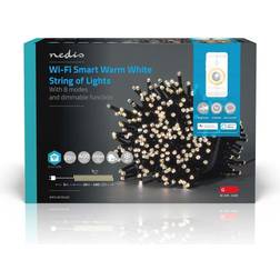Nedis SmartLife Decorative Black/Warm White Ljusslinga 400 Lampor