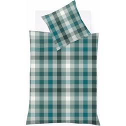 Fleuresse Lech Fine Flannel Funda nórdica Verde (200x135cm)