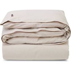 Lexington Pin Point Påslakan Beige (200x135cm)