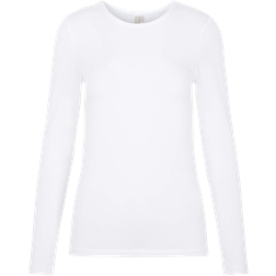 Pieces Long Sleeve T-shirt - Bright White